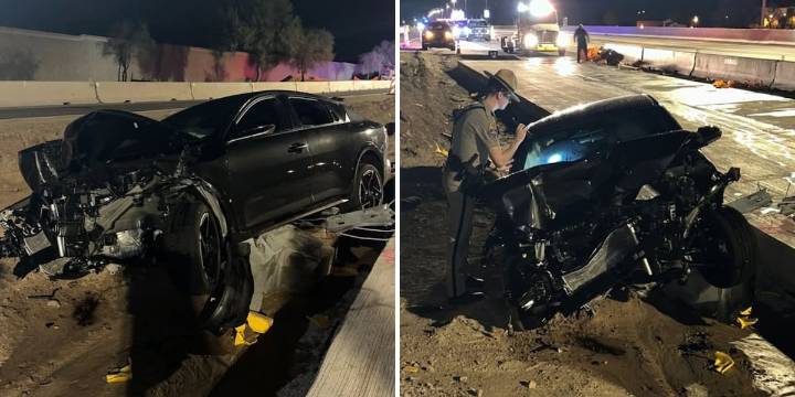 Alleged underage DUI driver crashes through construction zone on Loop 101