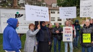 'I just don’t think management cares.' Family members protest after residents moved from group home