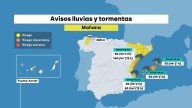 Alice todavía no ha terminado: las fuertes lluvias vuelven a Tarragona, Baleares y norte de la Comunidad Valenciana