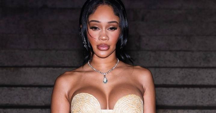 Saweetie Dazzles in Strapless Number, Serves Next