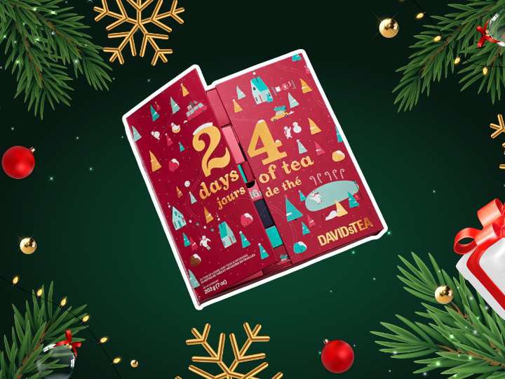 This popular Advent calendar from DavidsTea is back for the holidays