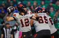 Lions clinch second in West with 27-21 win over Roughriders