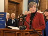 Laura Kelly is suing Kris Kobach for not suing the Trump administration