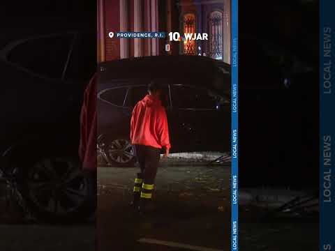 SUV crashes into historic building