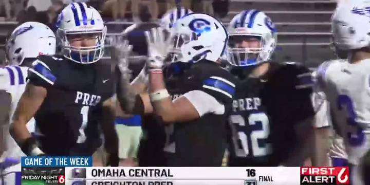High School Football Week 6: Creighton Prep overtakes Omaha Central