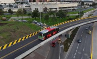 Galán habilitó el puente curvo de la avenida 68 con calle 26