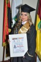 Abogada cartagenera Nathaly De la Rosa Quintero, recibió Honoris Causa en D.H