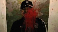 Indignación en La Plata: vandalizaron el mural de Diego Maradona en el estadio de Gimnasia
