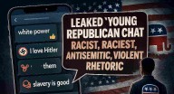 Filtración revela mensajes racistas y violentos en chats de jóvenes Republicanos
