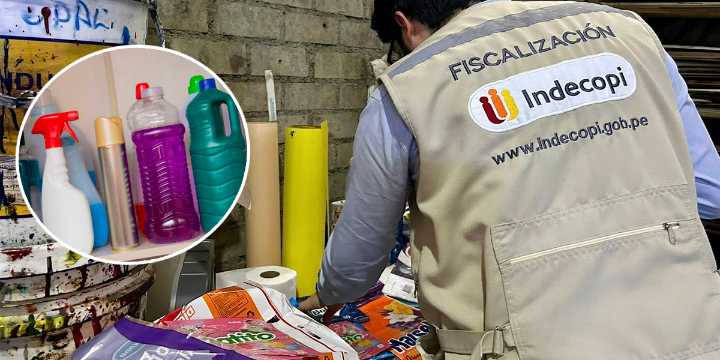 Cae fábrica en Huachipa que elaboraba etiquetas ‘bamba’ de famosos detergentes: distribuían en mercados