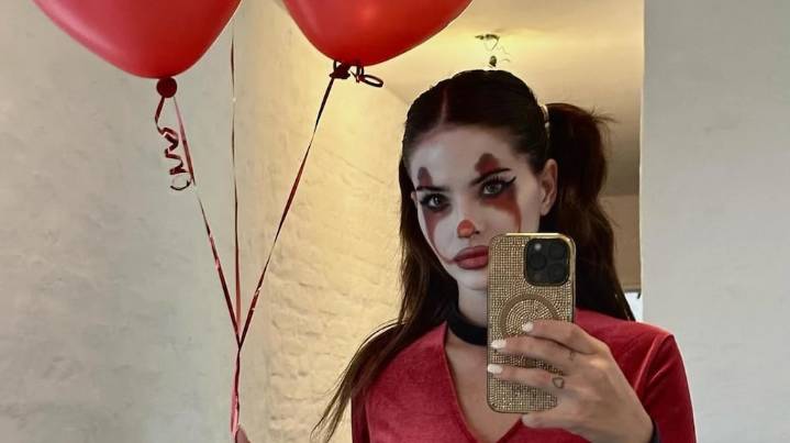 La China Suárez celebró Halloween con sus hijos y eligió una decoración muy particular