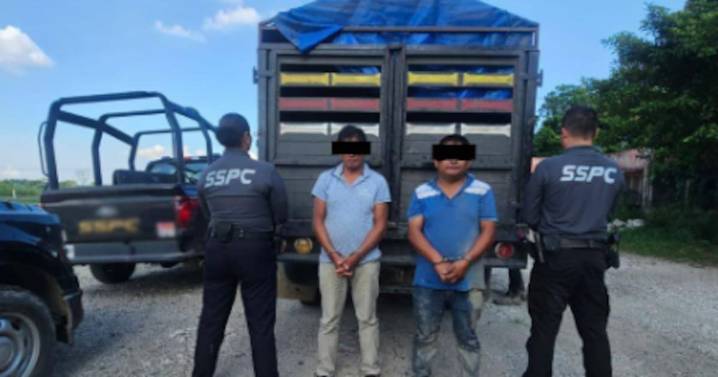 Intervención en carretera: detienen a dos hombres con 300 kilos de marihuana en Tabasco