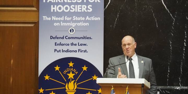 Trump’s border czar visits Indiana, backs stymied immigration bill