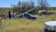 Choca pareja por llanta reventada rumbo a Delicias