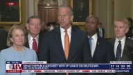 Senate republicans discuss day 28 of govt. shutdown