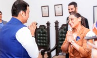 Rani Mukerji takes break from 'Mardaani 3' to attend ceremony of Cyber Awareness Month 2025
