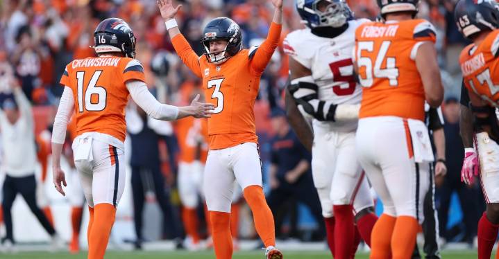 Giants collapse late as Broncos rally for 33