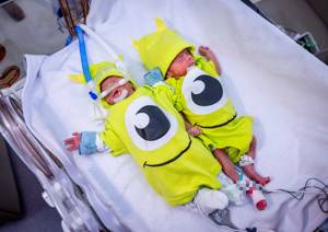 NICU babies get into Halloween spirit by donning spooky costumes