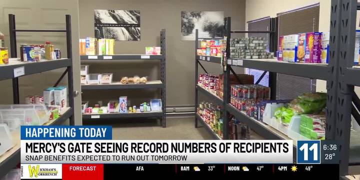 ‘We broke a record for the number of people seen through our food pantry’