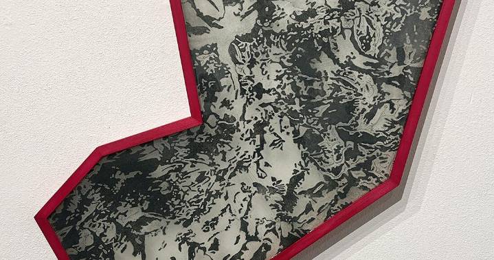 Sasha Bitzer's mixed media show prompts self reflection for both the artist and the viewer