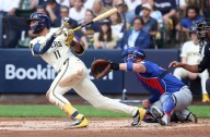 NLDS Game 1: Milwaukee Brewers' Jackson Churio exits with injury