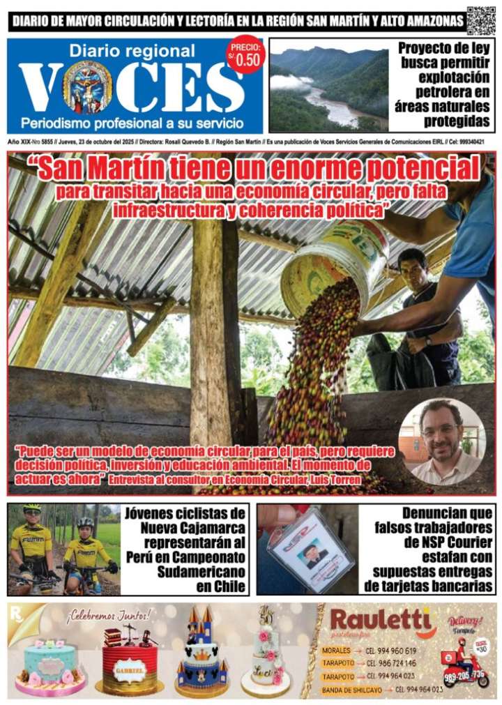 Diario Digital, jueves 23 de octubre 2025