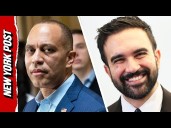 Watch Hakeem Jeffries DODGE Mamdani question before endorsing him