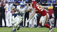 Amon-Ra St. Brown on fourth-down drop: Should have caught it, went right through my hands