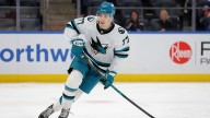 Sharks rookie Michael Misa isn’t happy with 1st NHL point
