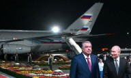 Russia’s Putin arrives for summit meetings in Tajikistan in Central Asia