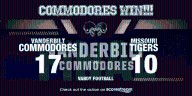 Vanderbilt Outlasts Missouri in 17