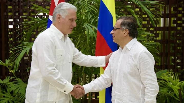 Díaz-Canel envía mensaje a Petro: «Pueblos de América están contigo y Colombia»