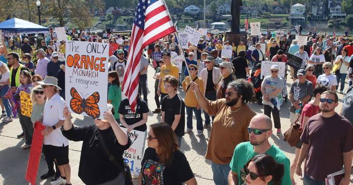 'Nothing more American': 500+ turn out in Charleston for 'No Kings' rally at Capitol