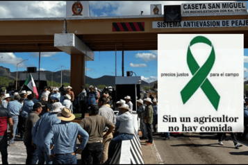 Harán agricultores bloqueos en CDMX y carreteras este 27 de octubre