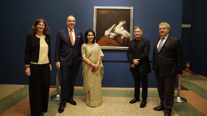 Caravaggio’s 'Magdalene In Ecstasy' On View In Mumbai Alongside M.V. Dhurandhar In A Unique Cross