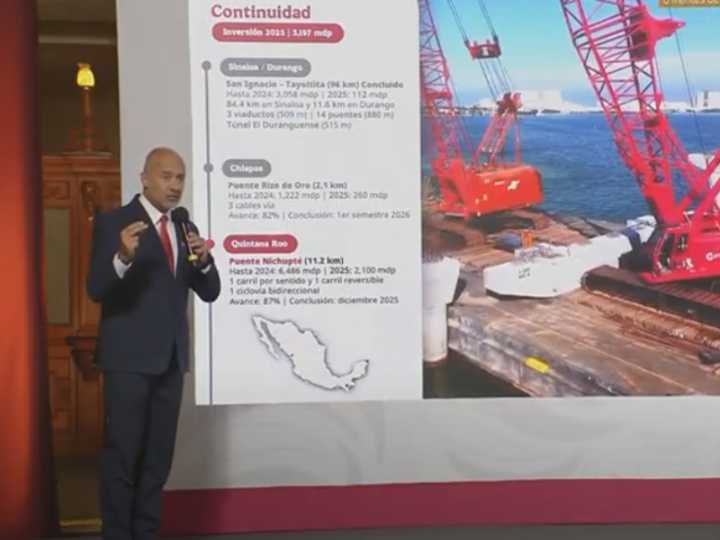 SICT presenta avances en obras carreteras para 2025