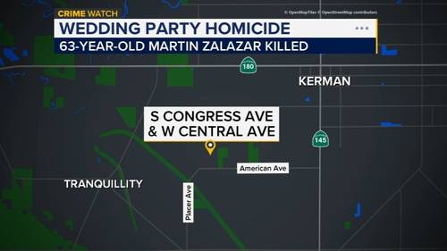 Man fatally injured at wedding celebration in Kerman, detectives say