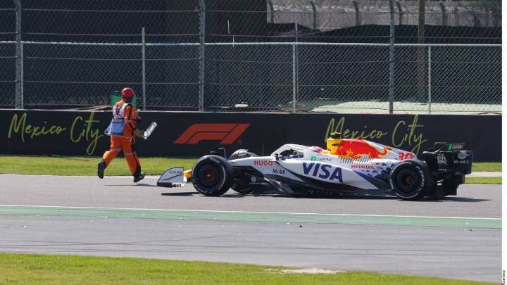 Ignoró Lawson doble bandera amarilla en el GP de México