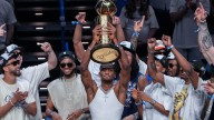 Where Larry O'Brien Trophy traveled after OKC Thunder won NBA title