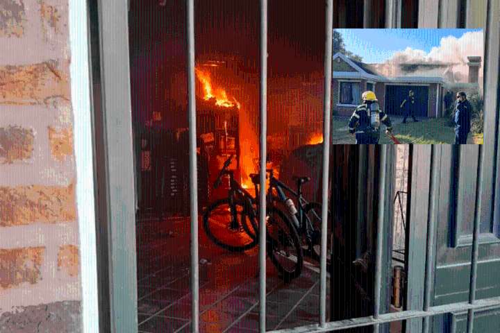 El fuego de un asado familiar provocó un incendio en San Salvador