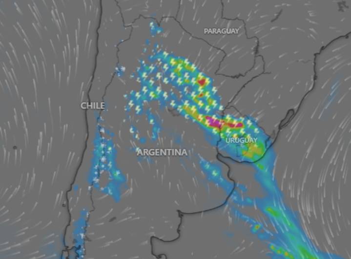 Para este sábado. El Servicio Meteorológico emitió una alerta meteorológica por tormentas para la Ciudad y el conurbano