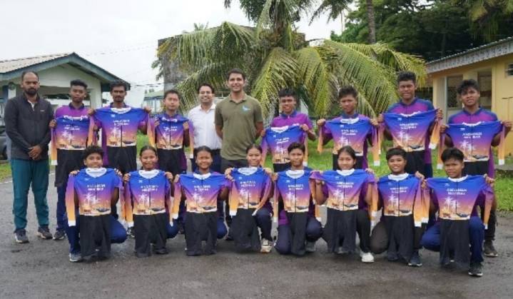 ITDP Car Nicobar Distributes Professional Cycling Skinsuits to Tribal Trainees
