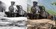 Recrean con inteligencia artificial el histórico “tren de Bucaramanga”