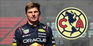 Jugadores del América visitan a Max Verstappen en el GP de México 2025 y le dan un obsequio